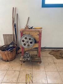 Sgranapannocchie, banco sega e botte trattamenti