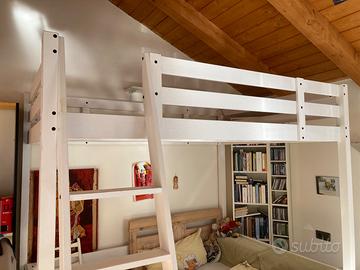 Letto a soppalco IKEA STORÅ 140x200 – bianco