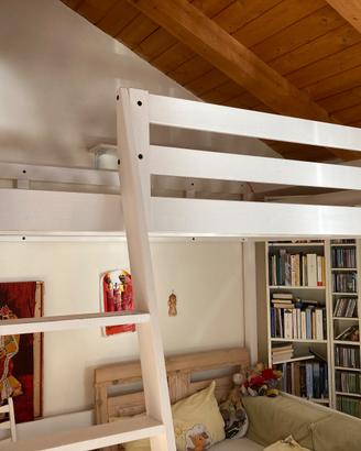 Letto a soppalco IKEA STORÅ 140x200 – bianco