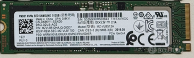 SSD M.2 Samsung NVMe 512GB 2280