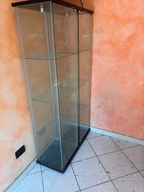 COPPIA VETRINE ESPOSITIVE  CON FARETTO