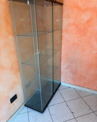 COPPIA VETRINE ESPOSITIVE  CON FARETTO
