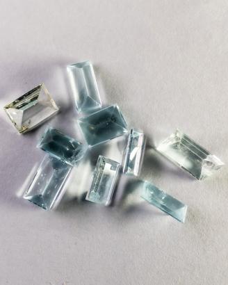 Lotto 9 Acquemarine Naturali – Totale 15,31 ct 