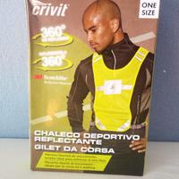Pettorina gilet da corsa giallo