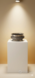 recipiente metallico antico
