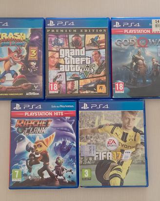 Lotto Giochi PS4 Senza Graffi!!