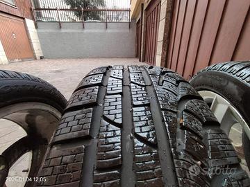 cerchi+gomme neve 17" originali Audi