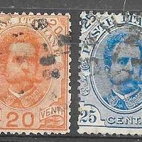 Serie completa Umberto I 1891-96 °