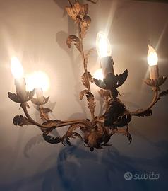 Lampadario fiorentino artigianale nuovo