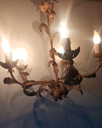 Lampadario fiorentino artigianale nuovo