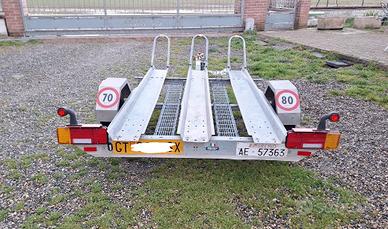 Carrello moto 3 posti