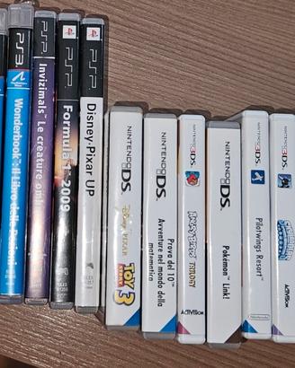 videogiochi nintendo ds 3ds ps3 psp