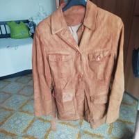 giacca pelle tipo camoscio