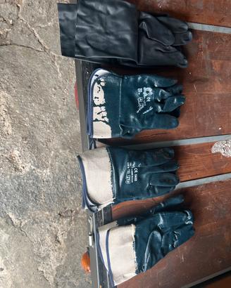 Guanti da lavoro riv.gomma