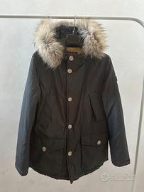 Giaccone Woolrich taglia 12 anni- grigio