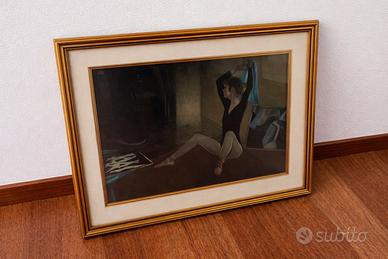 Olio su tela “Ballerina” – De Rosa CON CERTIFICATO