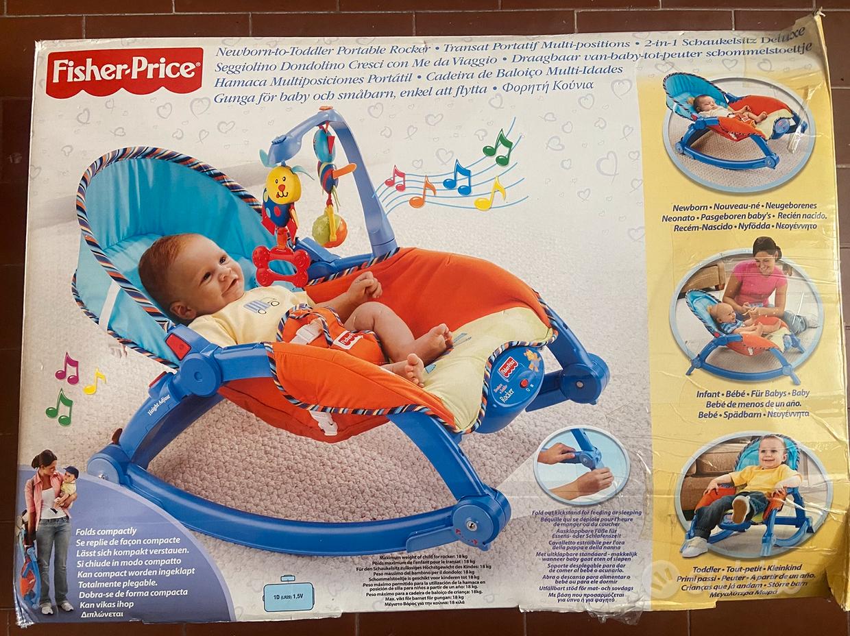 Sdraietta Neonato Sediolina Dondolo Fisher Price Foppapedretti