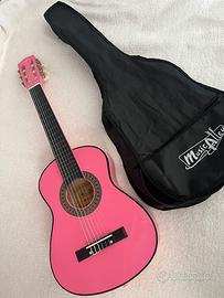 Chitarra per bambina 3-7 anni in legno