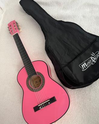 Chitarra per bambina 3-7 anni in legno
