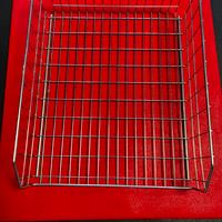 Ceste contenitori acciaio cromato 32x40cm