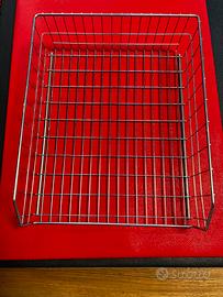 Ceste contenitori acciaio cromato 32x40cm