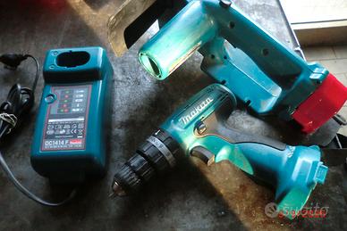 kit makita trapano e sega batteria 12volt