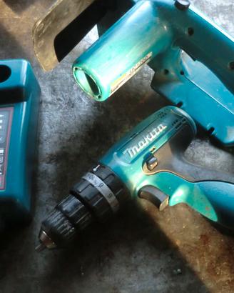 kit makita trapano e sega batteria 12volt