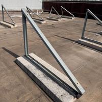 Zavorre in cemento con staffe per fotovoltaico