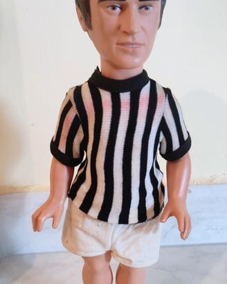 Bambolotto calciatore Juventus Effe anni 70