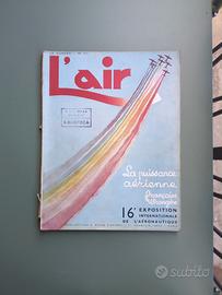 Rivista Francese L’air - Expo internationale 1938