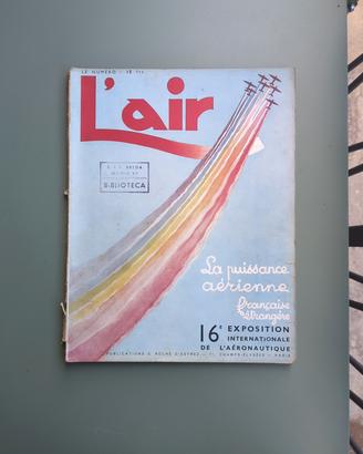 Rivista Francese L’air - Expo internationale 1938