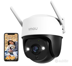 Imou 4MP Telecamera Wi-Fi Esterno, Telecamera WiFi