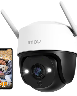 Imou 4MP Telecamera Wi-Fi Esterno, Telecamera WiFi