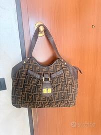 Borsa vintage anji 2000 fendi in tela