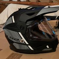 Casco ls2 pioneer 2  matt black white