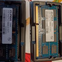 RAM DDR 3 da 2 GB laptop 