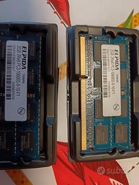 RAM DDR 3 da 2 GB laptop 
