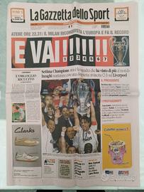 Gazzetta dello sport- Milan campione d'Europa 2007