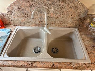 Lavabo cucina + rubinetto