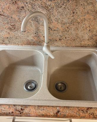 Lavabo cucina + rubinetto
