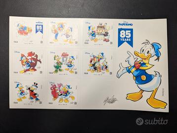 Minifoglio 8 francobolli PAPERINO