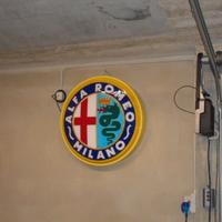 Insegna luminosa ALFA ROMEO Milano