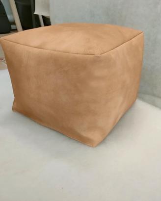 Pouf in pelle