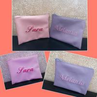 Pochette astuccio borsello con nome personalizzato