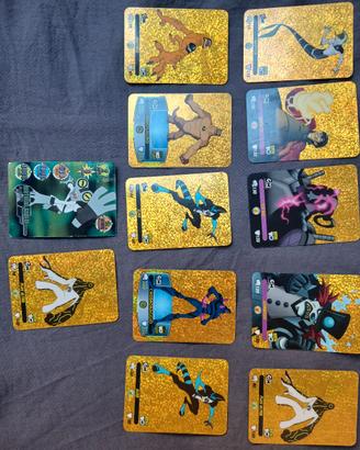 carte ben 10 alcune rare altre comuni 