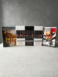 Cofanetti 1-15 Attacco dei Giganti + variant +spin