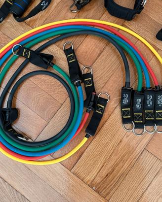 Elastici fitness con accessori - nuovi!!!