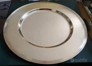 Sottopiatti in Silver MAESTRI 12 pz scatola, 1990