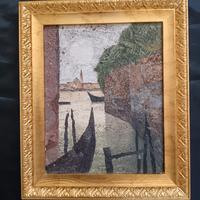 Alcione Gubellini (1913-)  dipinto tecnica m