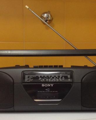 Sony radio stereo mangiacassette portatile